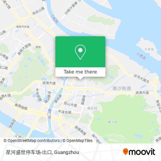 星河盛世停车场-出口 map