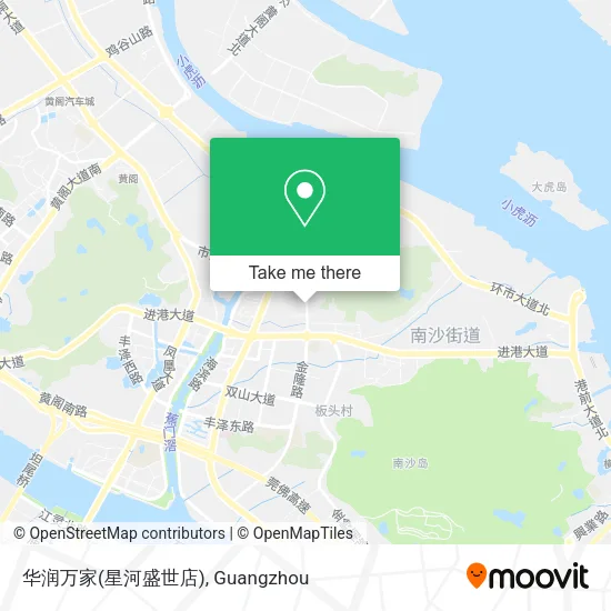 华润万家(星河盛世店) map