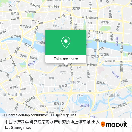中国水产科学研究院南海水产研究所地上停车场-出入口 map