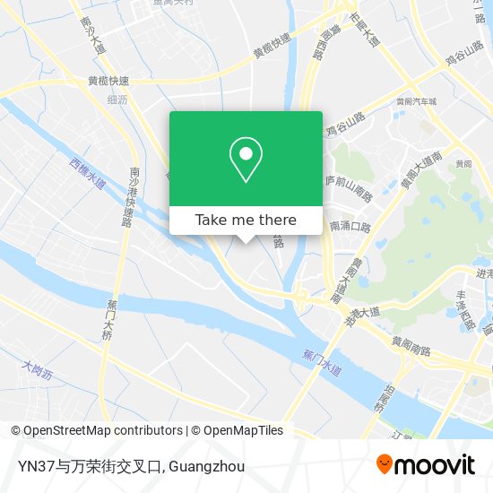 YN37与万荣街交叉口 map