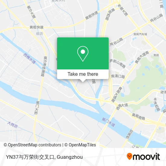 YN37与万荣街交叉口 map