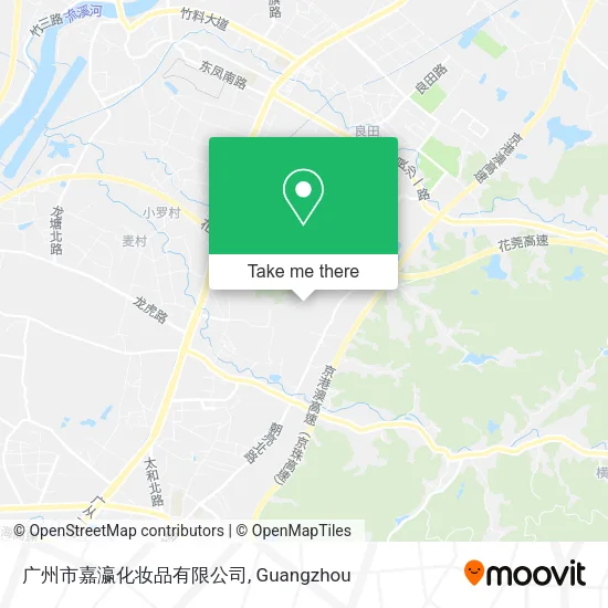 广州市嘉瀛化妆品有限公司 map