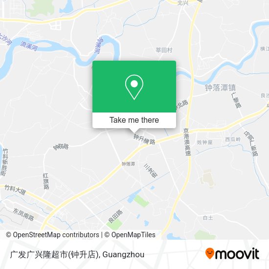 广发广兴隆超市(钟升店) map