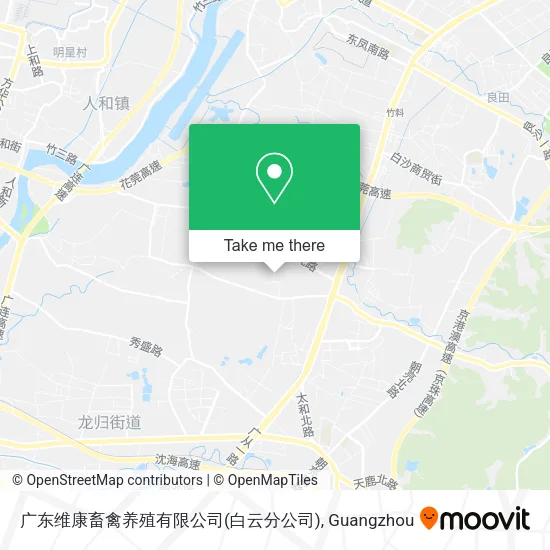 广东维康畜禽养殖有限公司(白云分公司) map