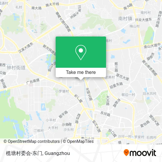 榄塘村委会-东门 map