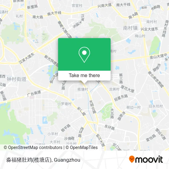 淼福猪肚鸡(榄塘店) map