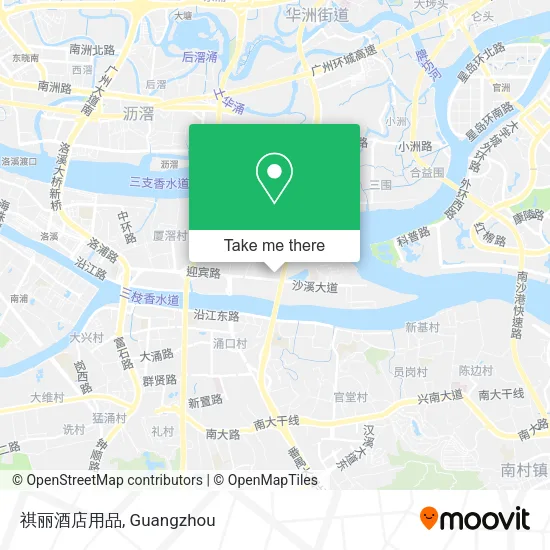 祺丽酒店用品 map