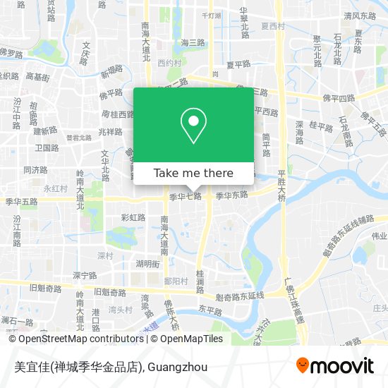 美宜佳(禅城季华金品店) map