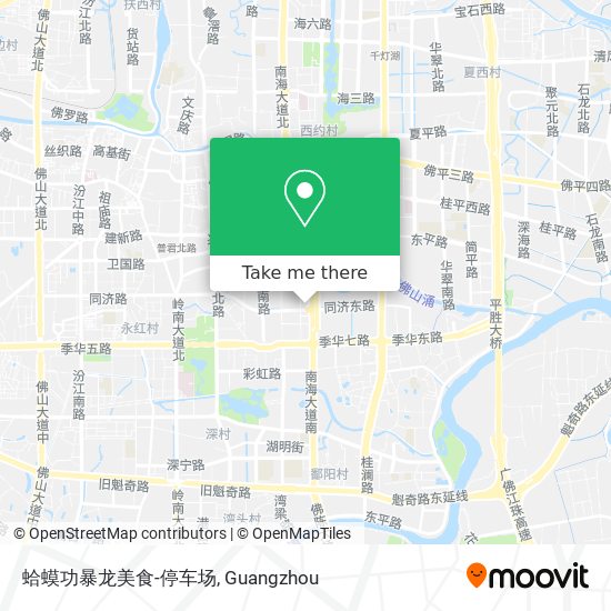 蛤蟆功暴龙美食-停车场 map
