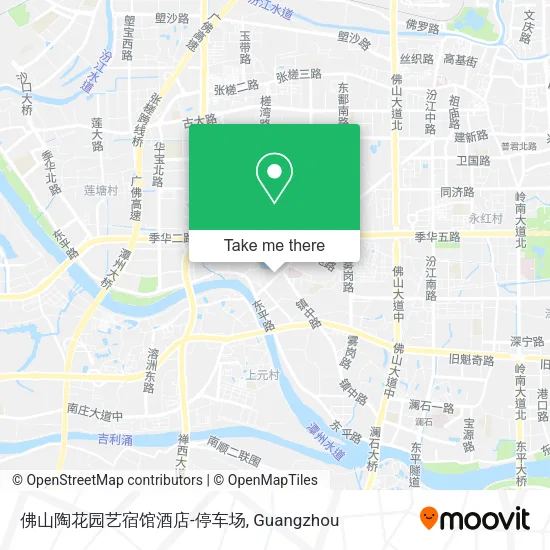 佛山陶花园艺宿馆酒店-停车场 map