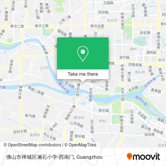 佛山市禅城区澜石小学-西南门 map