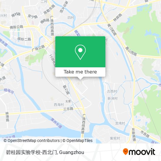 碧桂园实验学校-西北门 map