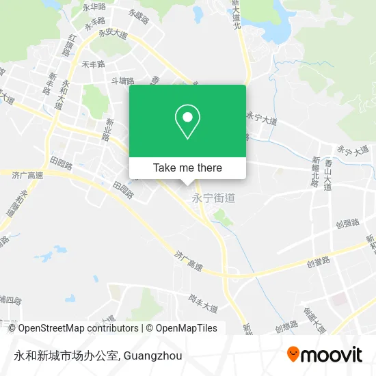 永和新城市场办公室 map