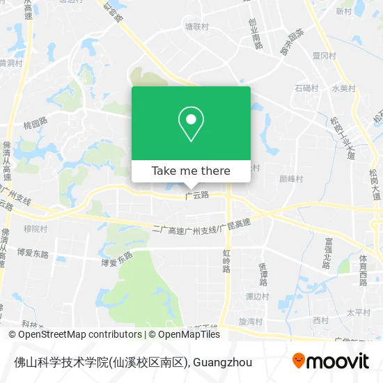 佛山科学技术学院(仙溪校区南区) map