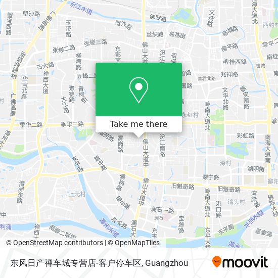 东风日产禅车城专营店-客户停车区 map