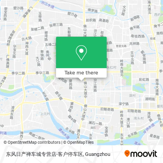 东风日产禅车城专营店-客户停车区 map