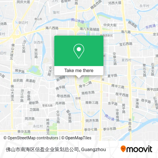 佛山市南海区信盈企业策划总公司 map