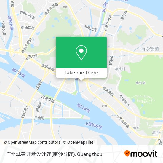 广州城建开发设计院(南沙分院) map