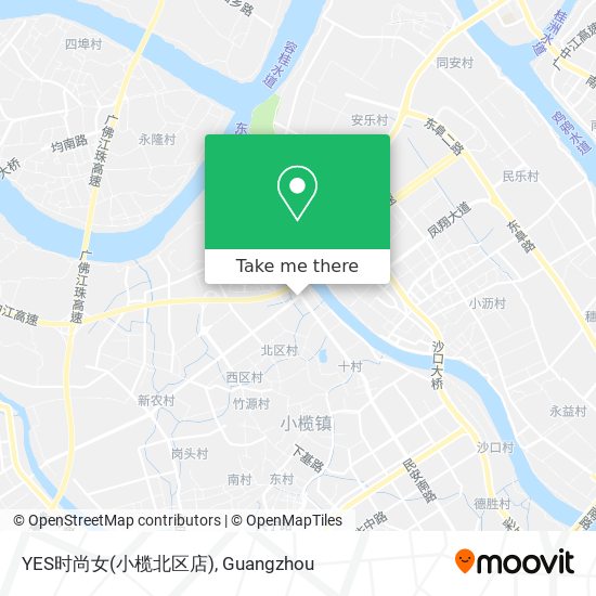 YES时尚女(小榄北区店) map