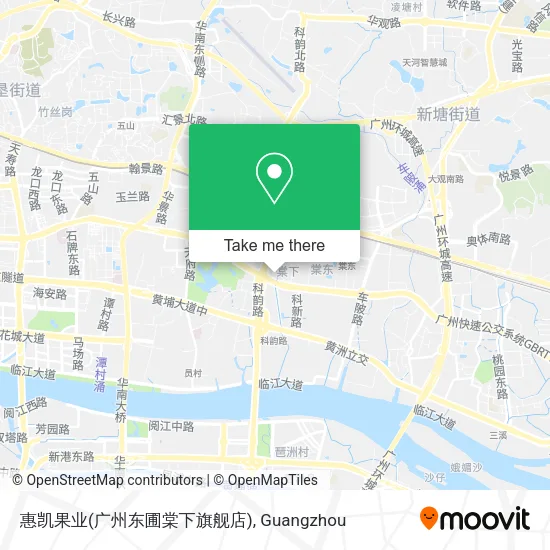惠凯果业(广州东圃棠下旗舰店) map