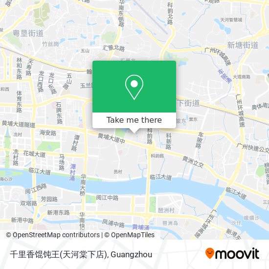 千里香馄饨王(天河棠下店) map