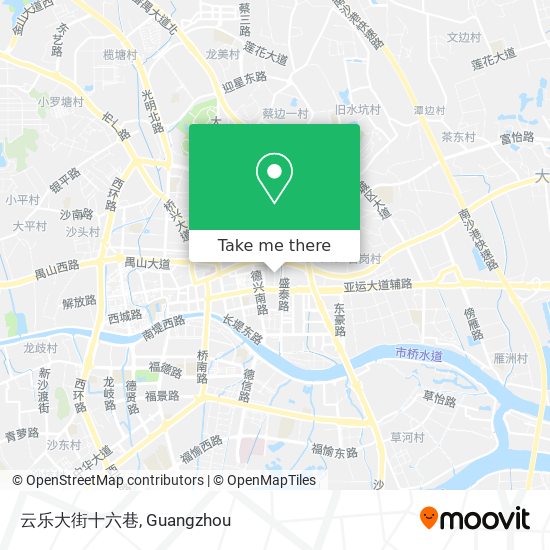 云乐大街十六巷 map