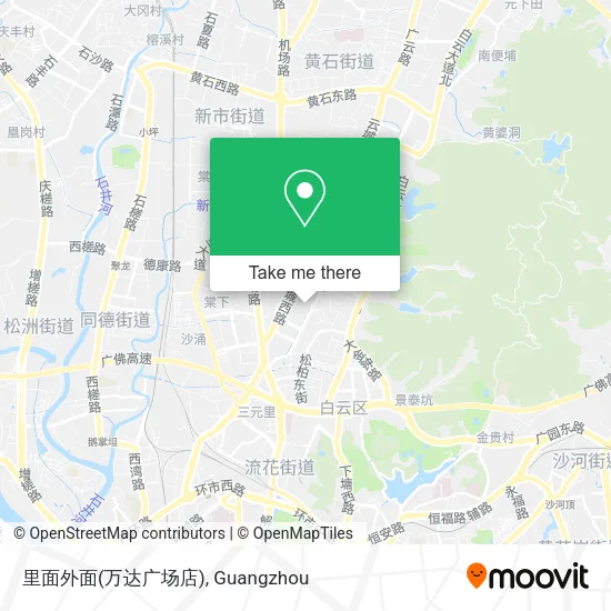 里面外面(万达广场店) map