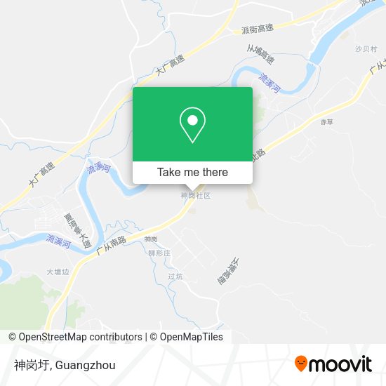 神岗圩 map