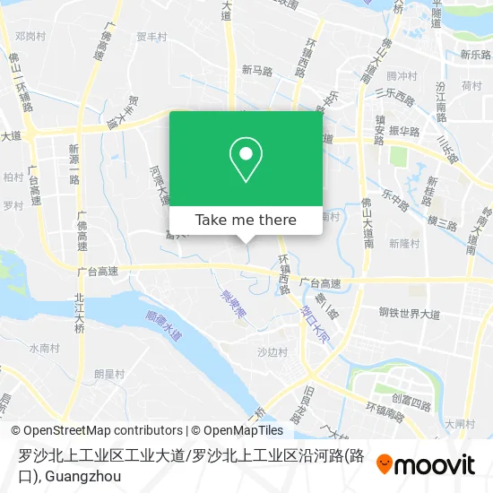 罗沙北上工业区工业大道/罗沙北上工业区沿河路(路口) map