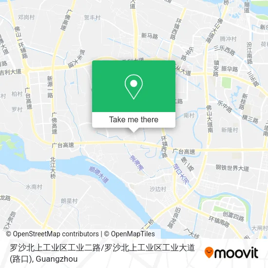 罗沙北上工业区工业二路/罗沙北上工业区工业大道(路口) map