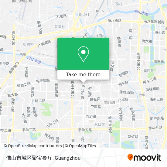 佛山市城区聚宝餐厅 map