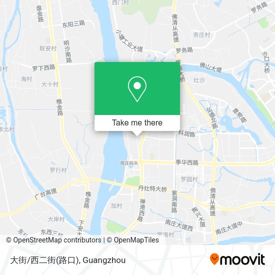 大街/西二街(路口) map