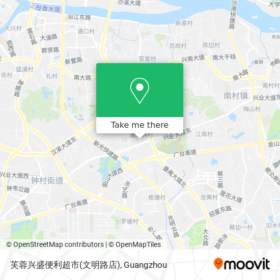 芙蓉兴盛便利超市(文明路店) map