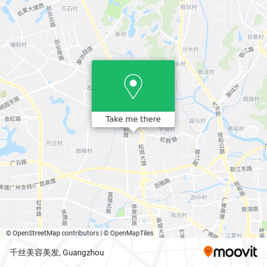 千丝美容美发 map