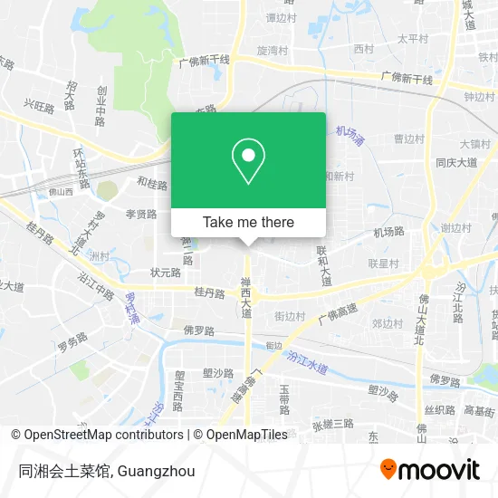 同湘会土菜馆 map