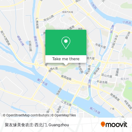 聚友缘美食农庄-西北门 map