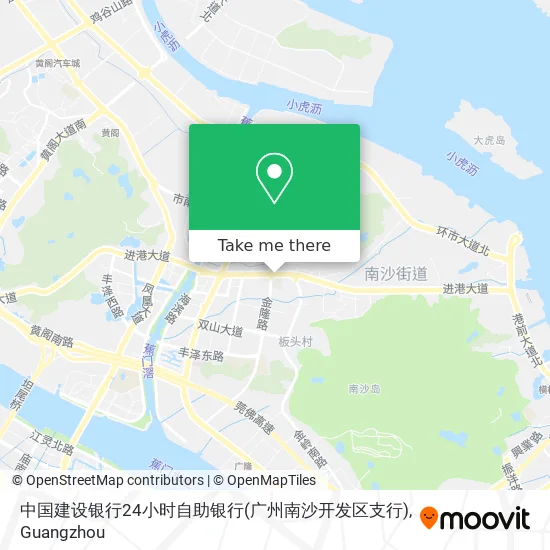 中国建设银行24小时自助银行(广州南沙开发区支行) map