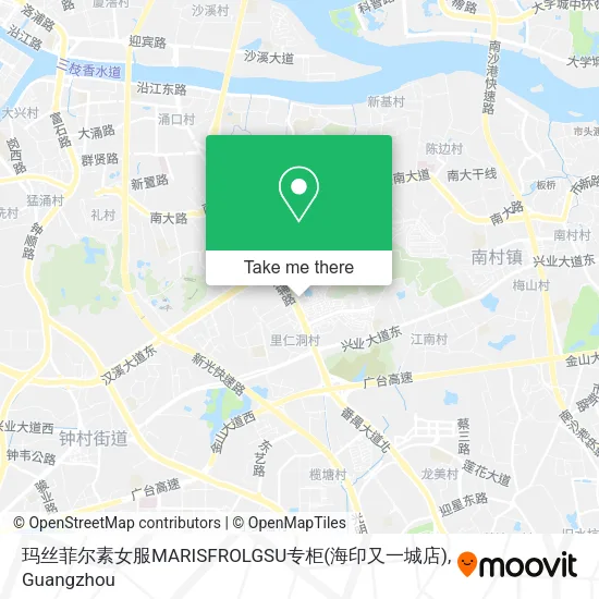 玛丝菲尔素女服MARISFROLGSU专柜(海印又一城店) map