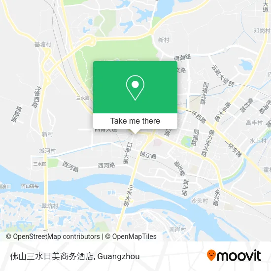 佛山三水日美商务酒店 map