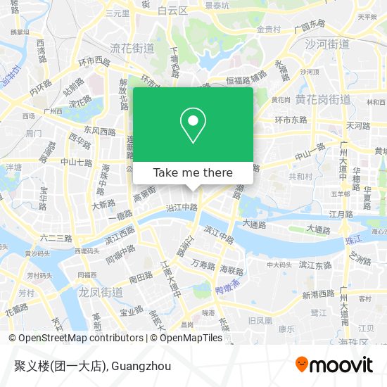 聚义楼(团一大店) map