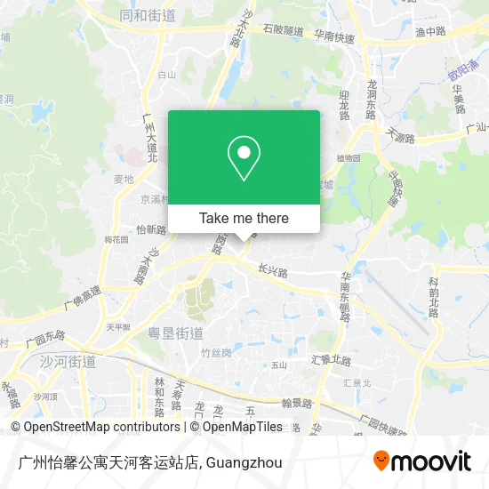 广州怡馨公寓天河客运站店 map