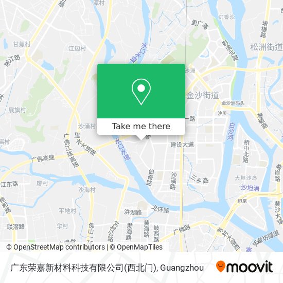 广东荣嘉新材料科技有限公司(西北门) map