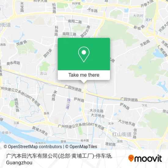广汽本田汽车有限公司(总部·黄埔工厂)-停车场 map