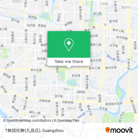 T舞团街舞(九鼎店) map