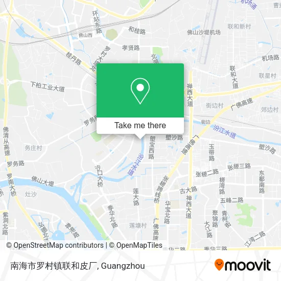 南海市罗村镇联和皮厂 map