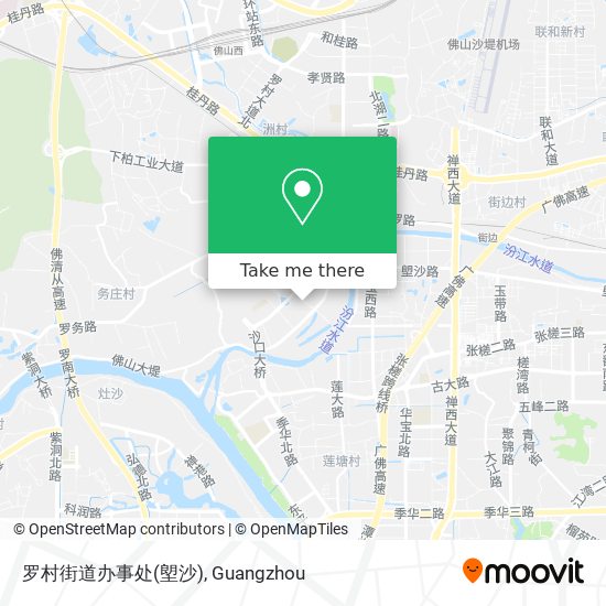 罗村街道办事处(塱沙) map