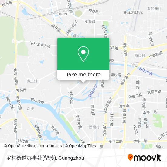 罗村街道办事处(塱沙) map