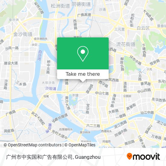 广州市中实国和广告有限公司 map