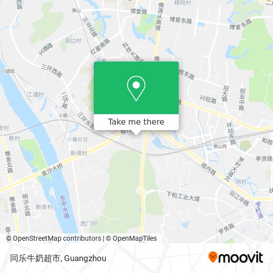 同乐牛奶超市 map