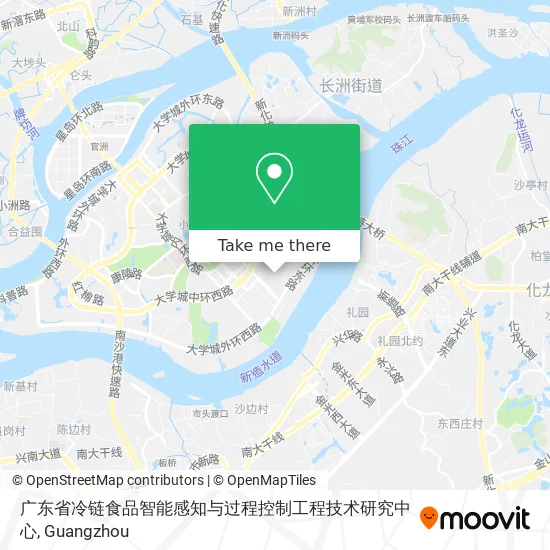 广东省冷链食品智能感知与过程控制工程技术研究中心 map